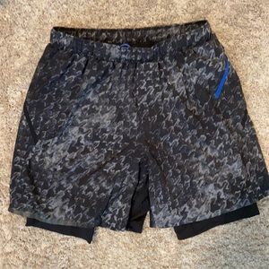 Men’s lululemon shorts size medium 5” with liner